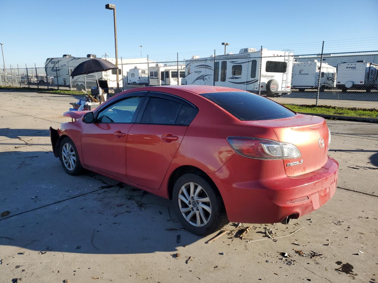 Lot #3050692104 2013 MAZDA 3 I