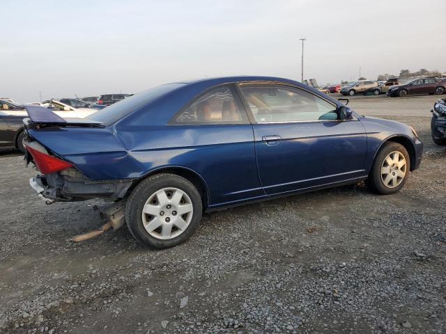 HONDA CIVIC EX 2003 blue  gas 1HGEM21923L000718 photo #4