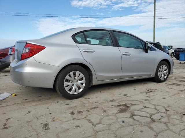 HONDA CIVIC LX 2012 silver  gas 19XFB2F54CE359186 photo #4