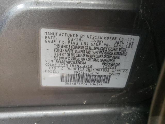 2018 NISSAN SENTRA S - 3N1AB7AP7JL636344