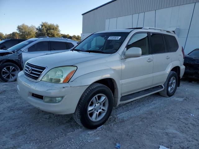 LEXUS GX 470 2003 white 4dr spor gas JTJBT20X930005837 photo #1