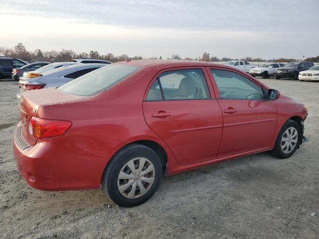 TOYOTA COROLLA BA 2009 red sedan 4d gas JTDBL40EX99033437 photo #4