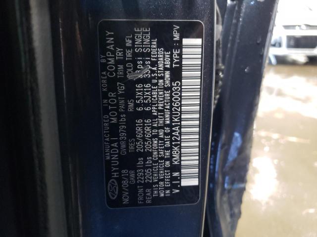 2019 HYUNDAI KONA SE - KM8K12AA1KU260035