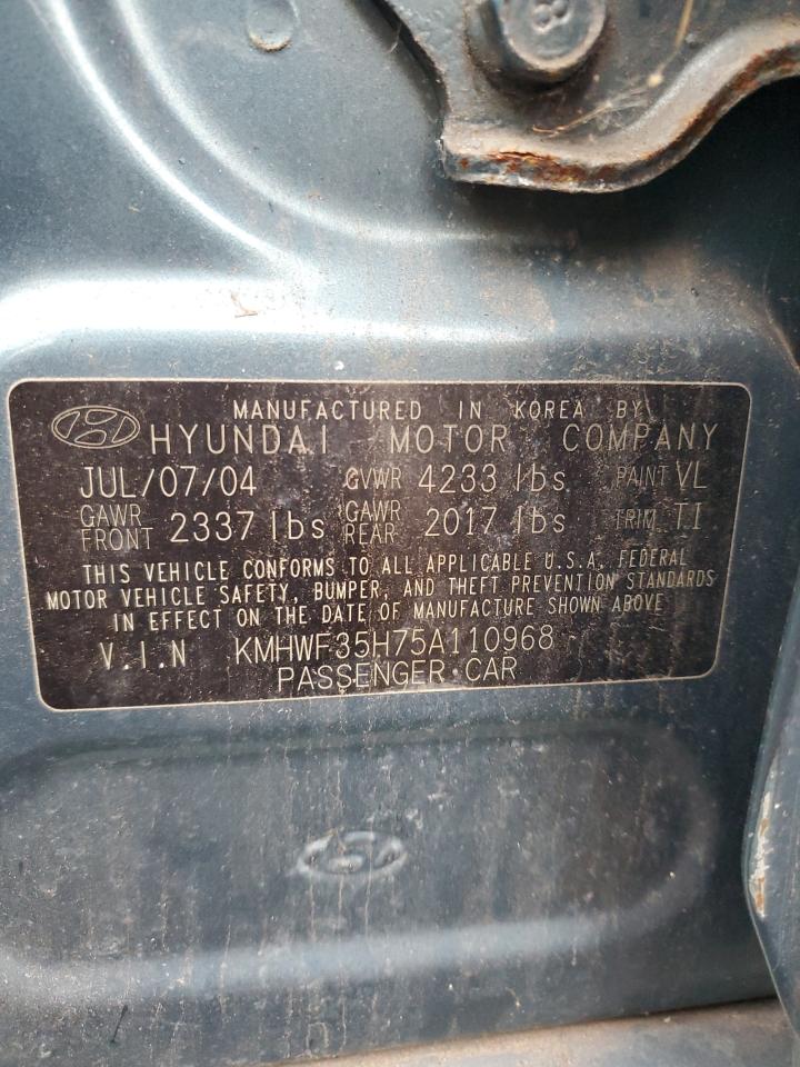 Lot #3034281065 2005 HYUNDAI SONATA