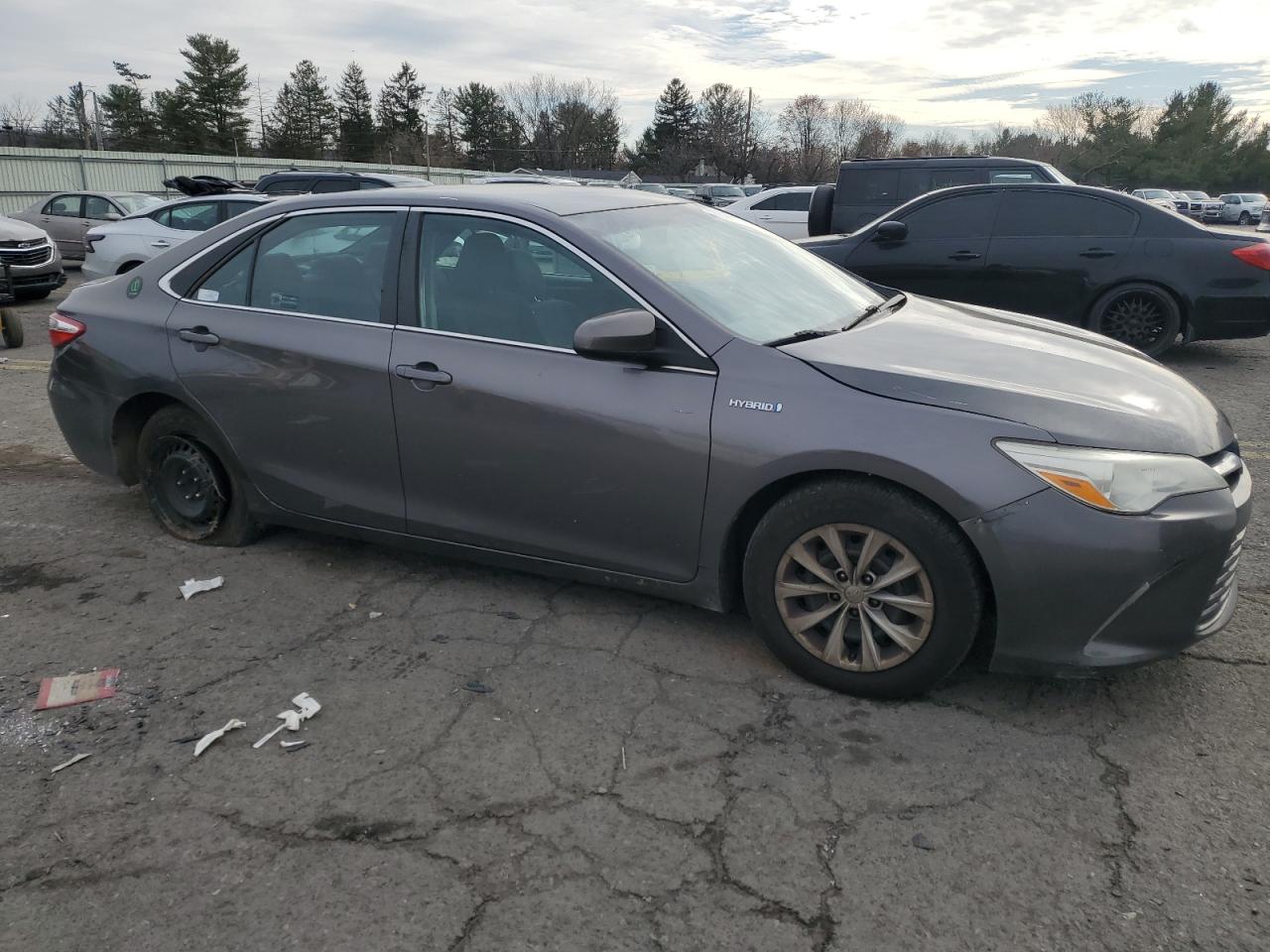 Lot #3036943760 2015 TOYOTA CAMRY HYBR