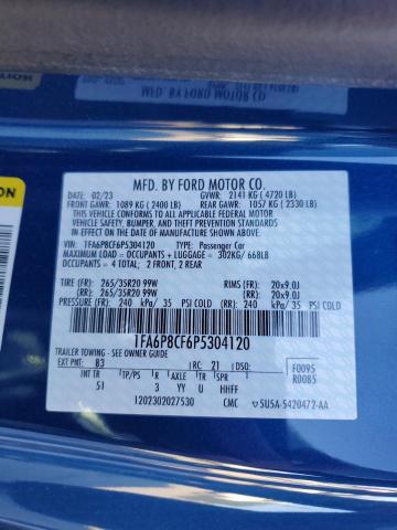 2023 FORD MUSTANG GT - 1FA6P8CF6P5304120