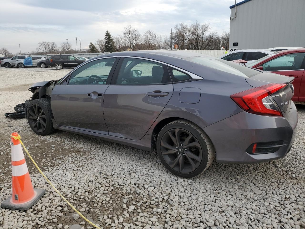 Lot #3030637168 2020 HONDA CIVIC SPOR