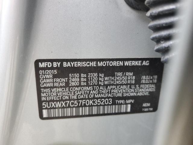 2015 BMW X3 XDRIVE3 - 5UXWX7C57F0K35203