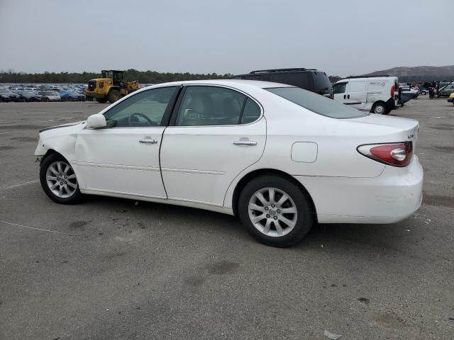 LEXUS ES330 2004 white  gas JTHBA30G445037242 photo #3