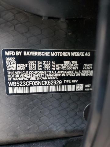 2022 BMW IX XDRIVE5 WB523CF05NCK62929