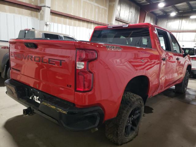 CHEVROLET SILVERADO 2022 red  Gasoline 3GCPDFEK2NG608055 photo #4