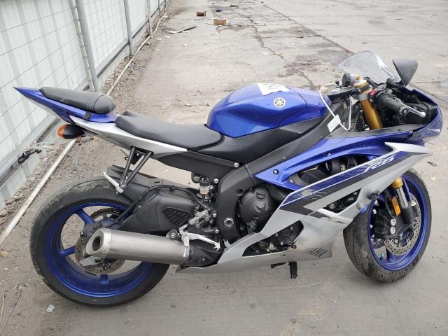 YAMAHA YZFR6 2015 blue  gas JYARJ16E9FA033025 photo #1