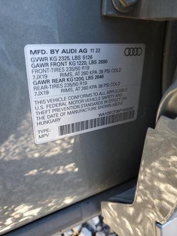 VIN WA1DECF38P1059267 2023 AUDI Q3 no.13