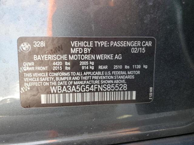 VIN WBA3A5G54FNS85528 2015 BMW 3 SERIES no.13