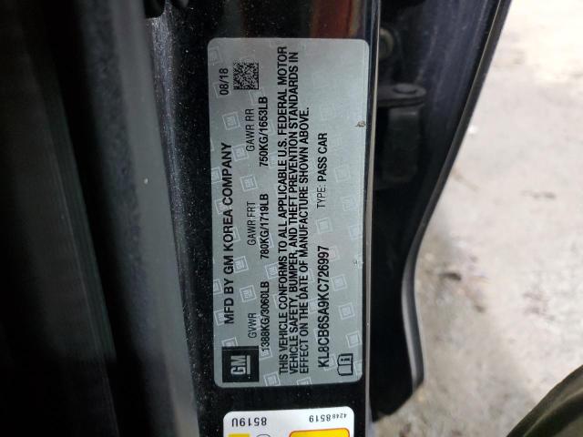 2019 CHEVROLET SPARK LS - KL8CB6SA9KC726997