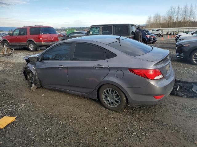 HYUNDAI ACCENT SE 2016 silver  gas KMHCT4AE1GU103352 photo #3