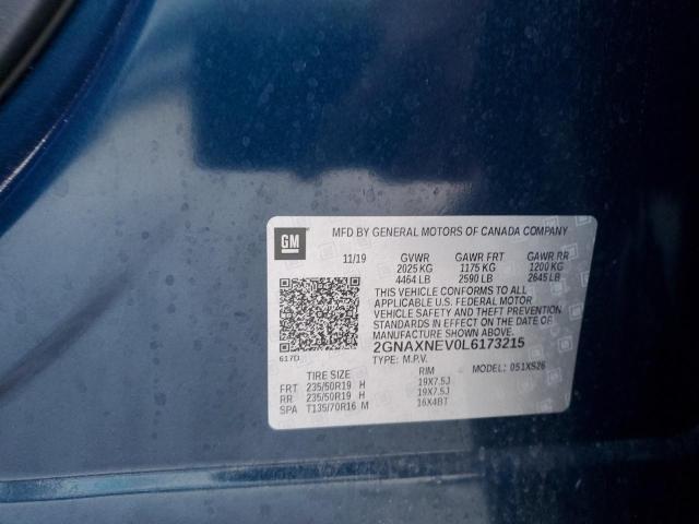 2020 CHEVROLET EQUINOX PR - 2GNAXNEV0L6173215