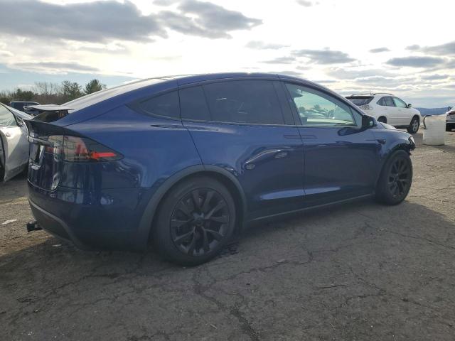 TESLA MODEL X 2023 blue  electric 7SAXCBE50PF395446 photo #4