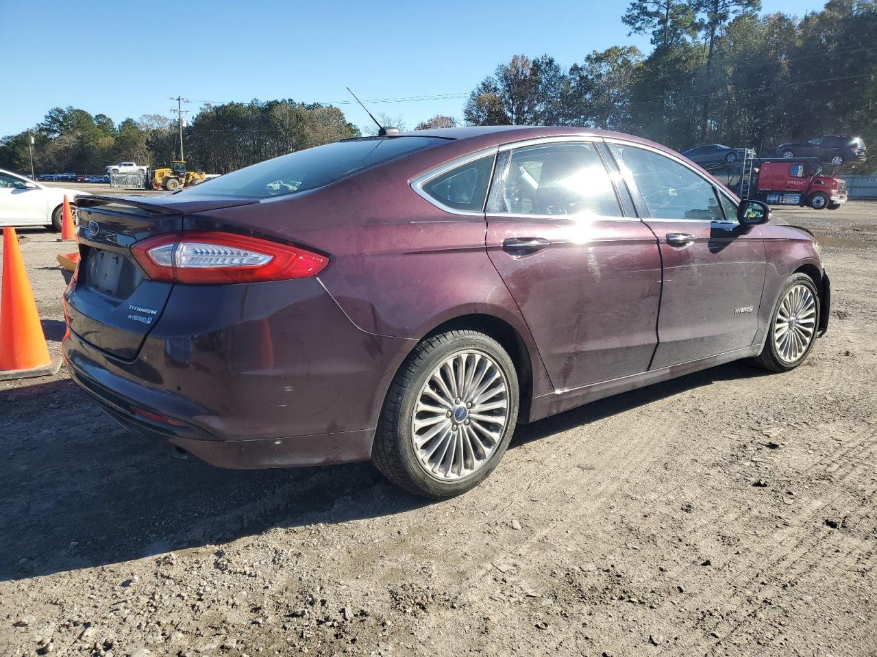 Lot #3030433468 2013 FORD FUSION TIT