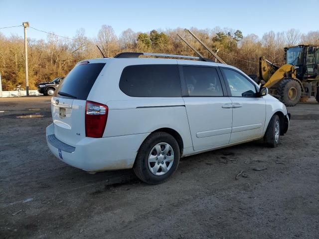 KIA SEDONA EX 2009 white  gas KNDMB233296319620 photo #4