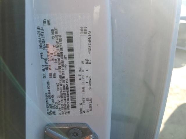 2017 FORD ESCAPE SE - 1FMCU0GD0HUB61118