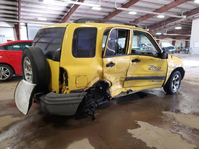 CHEVROLET TRACKER ZR 2002 yellow  gas 2CNBJ734026940530 photo #4