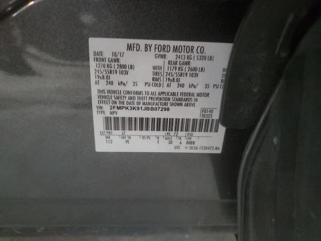 2018 FORD EDGE TITAN - 2FMPK3K91JBB07298