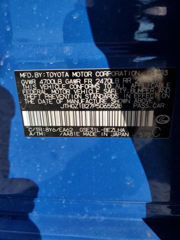 VIN JTHGZ1B27P5065528 2023 LEXUS IS 350 F S no.12