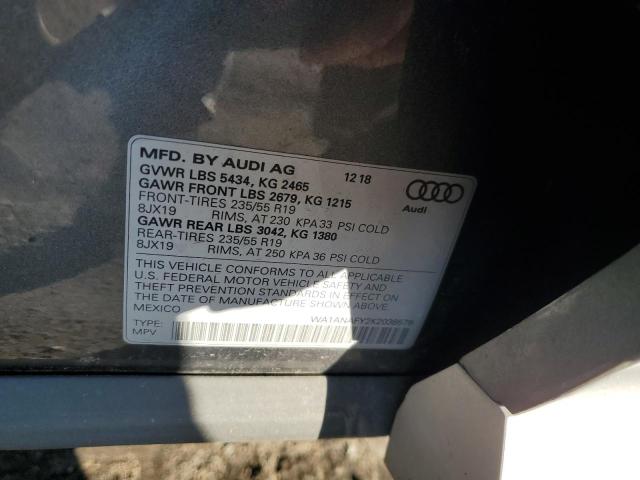 VIN WA1ANAFY2K2038579 2019 AUDI Q5 no.14