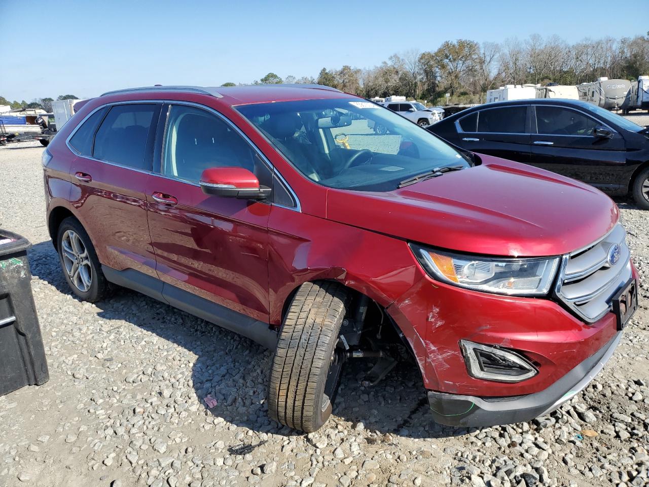 Lot #3033302822 2017 FORD EDGE TITAN