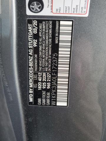 2020 MERCEDES-BENZ SLC 300 - W1KPK3JA0LF172375