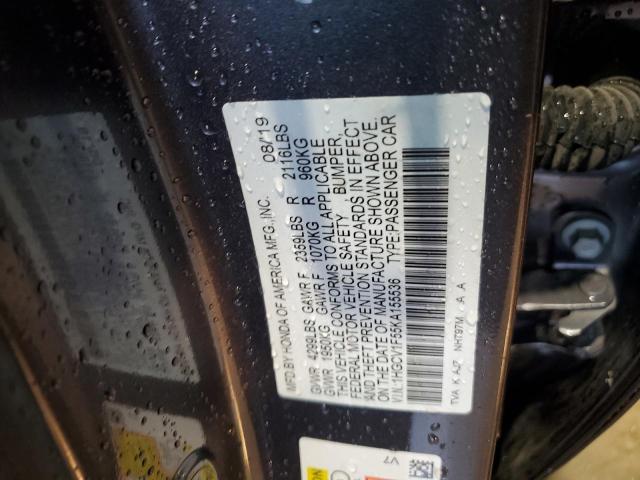 2019 HONDA ACCORD EXL 1HGCV1F55KA155536