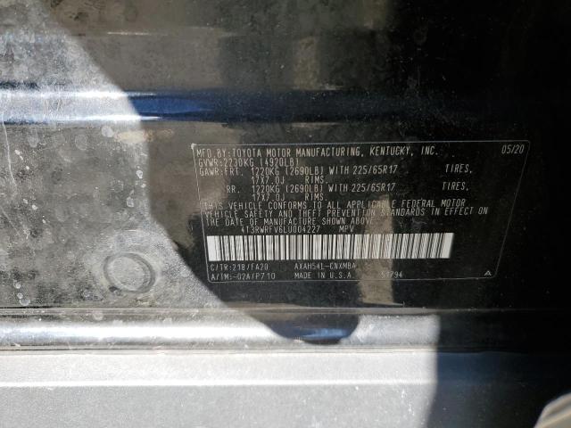 2020 TOYOTA RAV4 XLE - 4T3RWRFV6LU004227