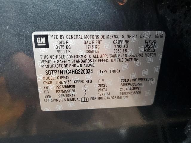 2017 GMC SIERRA C15 - 3GTP1NEC4HG220034