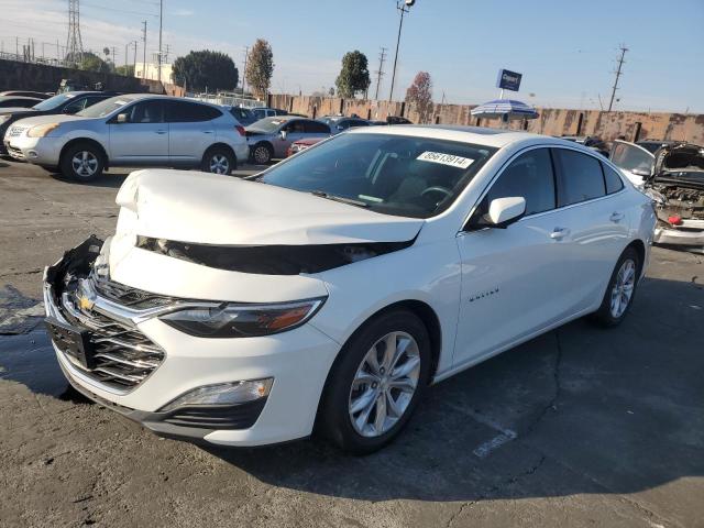 CHEVROLET MALIBU LT 2020 white  gas 1G1ZD5ST3LF089640 photo #1