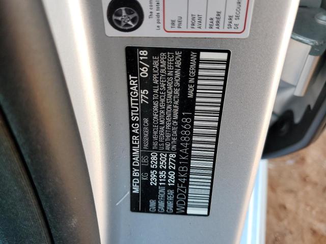 2019 MERCEDES-BENZ E 300 4MAT - WDDZF4KB1KA488681