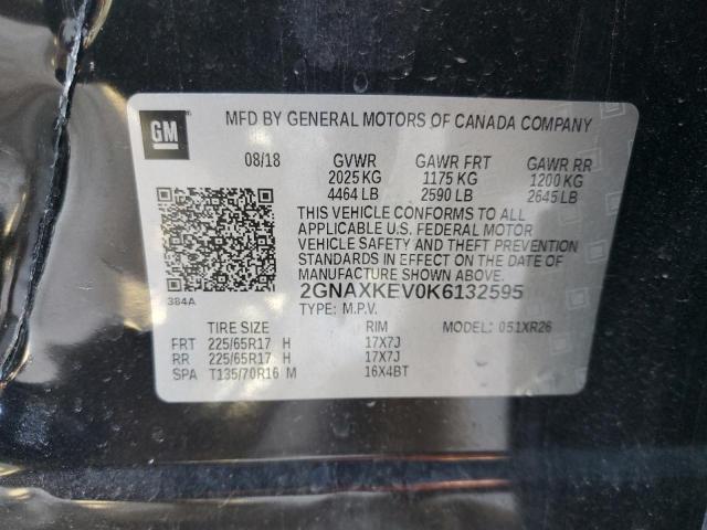 2019 CHEVROLET EQUINOX LT - 2GNAXKEV0K6132595