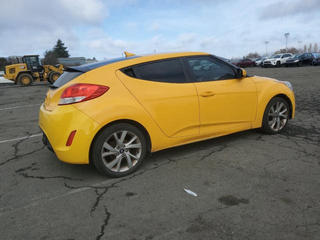 HYUNDAI VELOSTER 2016 yellow  gas KMHTC6AD9GU271131 photo #4