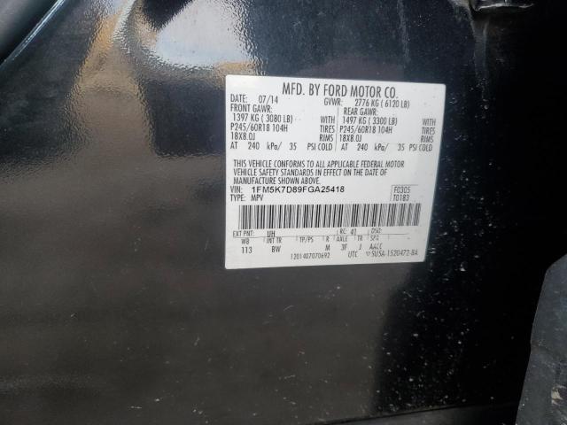2015 FORD EXPLORER X - 1FM5K7D89FGA25418