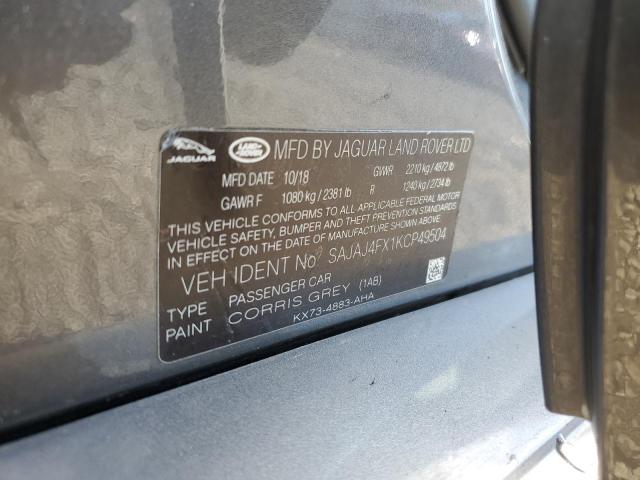 2019 JAGUAR XE PREMIUM SAJAJ4FX1KCP49504