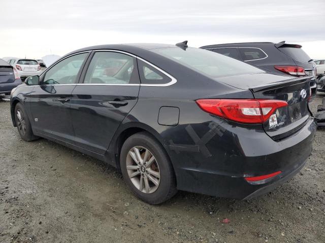 HYUNDAI SONATA SE 2015 black  gas 5NPE24AFXFH003140 photo #3