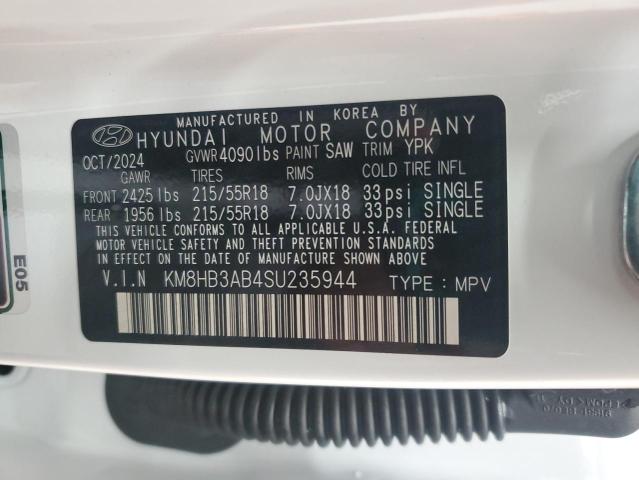 VIN KM8HB3AB4SU235944 2025 HYUNDAI KONA no.14