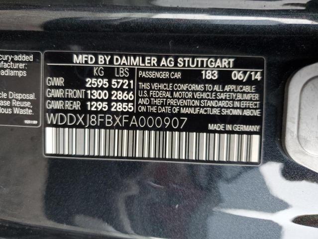 2015 MERCEDES-BENZ S 550 - WDDXJ8FBXFA000907