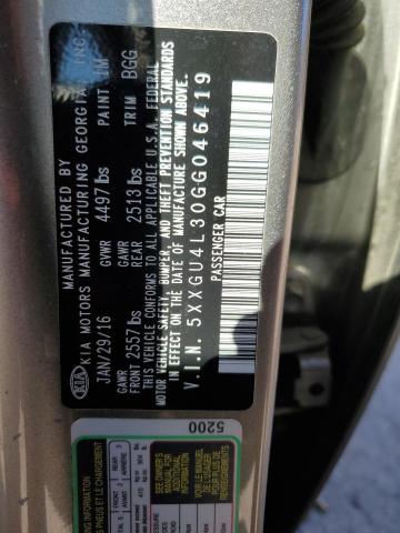 2016 KIA OPTIMA EX - 5XXGU4L30GG046419