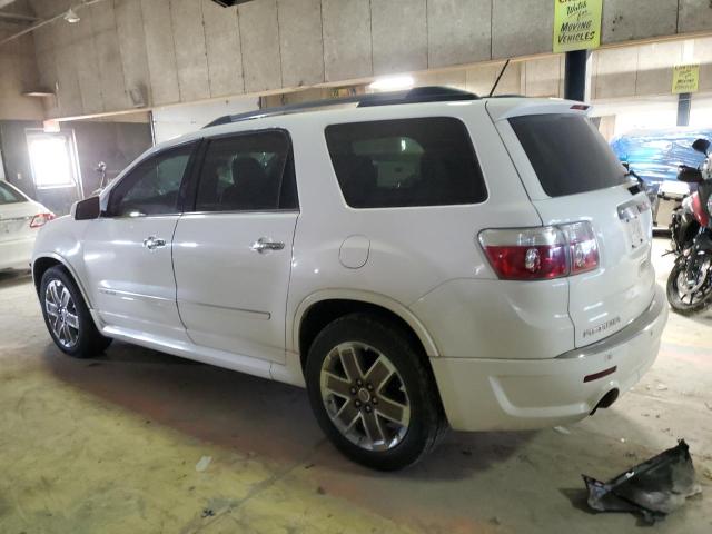 GMC ACADIA DEN 2012 white  gas 1GKKVTED9CJ379784 photo #3