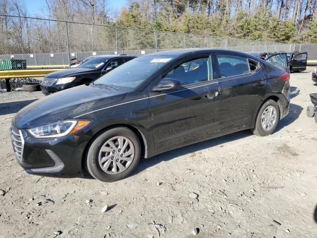 HYUNDAI ELANTRA SE 2018 black  gas 5NPD74LF1JH349368 photo #1