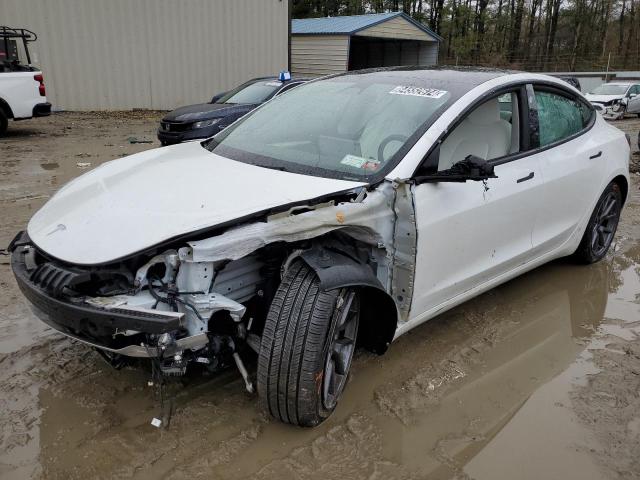 TESLA MODEL 3 2023 white  electric 5YJ3E1EA9PF497583 photo #1