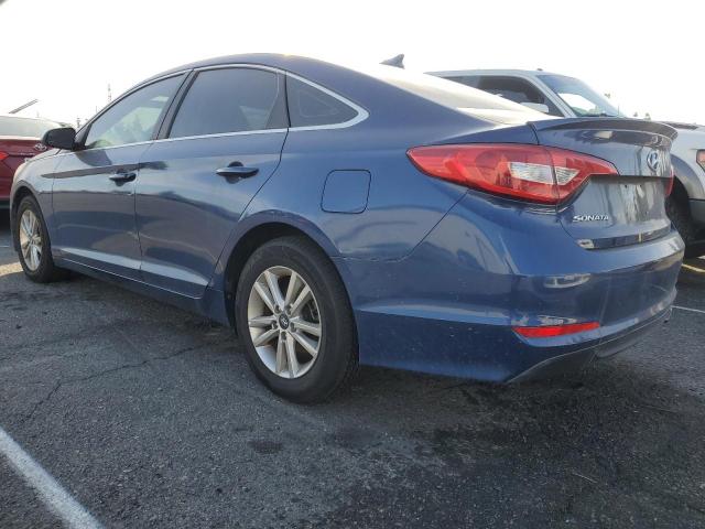 HYUNDAI SONATA SE 2017 blue sedan 4d gas 5NPE24AF2HH579470 photo #3