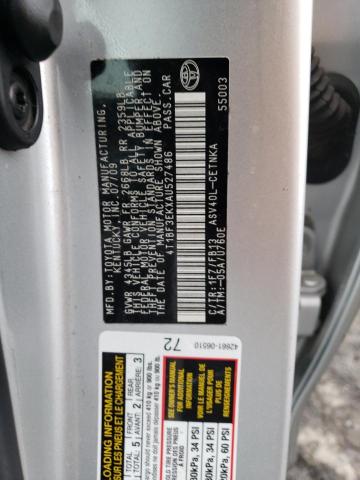 2010 TOYOTA CAMRY BASE - 4T1BF3EKXAU527486
