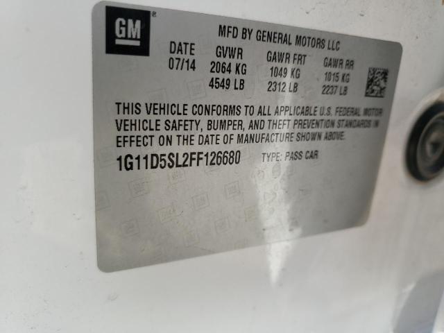 2015 CHEVROLET MALIBU 2LT - 1G11D5SL2FF126680